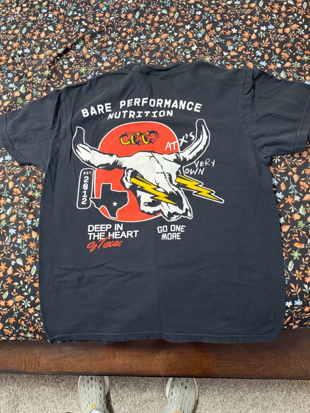 Bare Performance Nutrition Deep In The Heart Of Texas Tee Size Medium